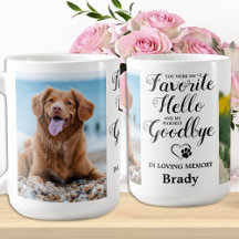 Pet Memorial Dog Paw Imprime Pet Perde Foto Person