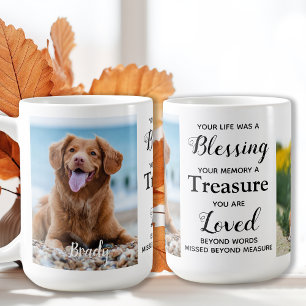 Caneca De Café Pet Memorial Dog Perde Keepsasaame Foto