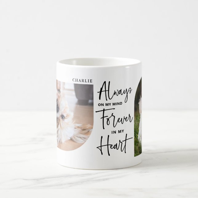 Caneca De Café Pet Memorial Photo  (Centro)