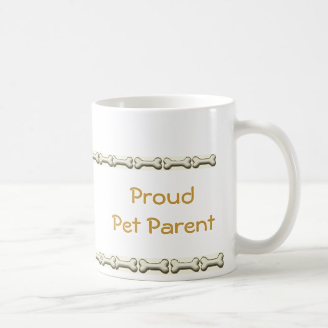Caneca De Café Pet Parente Orgulhoso (Direita)