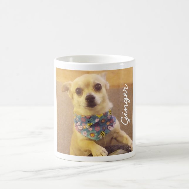 Caneca De Café Pet Personalizado de Chihuahua (Centro)
