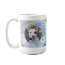 Pet Photo Memorial Rainbow Angel Wings e Halo