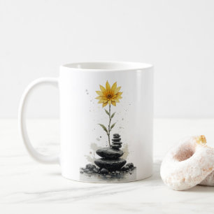 Caneca De Café Pétalas e Pedras Sinfonia