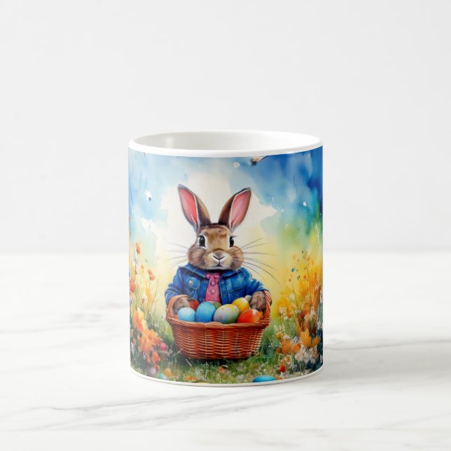 Caneca De Café Peter Easter Bunny com Ovos de Páscoa (Centro)