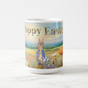 Caneca De Café Peter o Coelho Feliz Páscoa