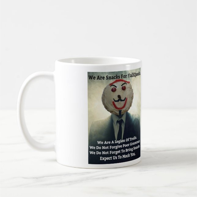 Caneca De Café Petiscos para YallQuaeda (Esquerda)