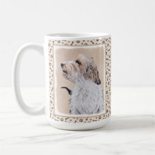 Caneca De Café Petit Basset Griffon Vendéen Painting - Arte Cani