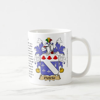 Caneca De Café Petrie, a origem, o significado e a crista