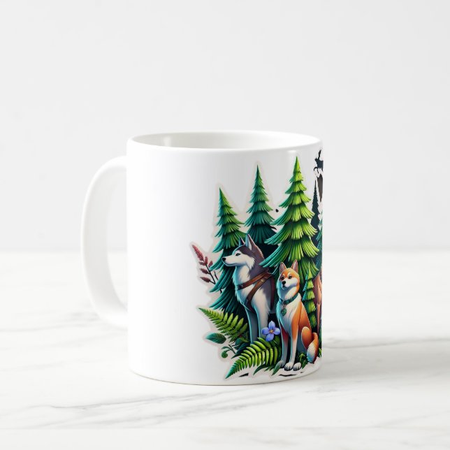 Caneca De Café Pets Evergreen (Frente Esquerda)