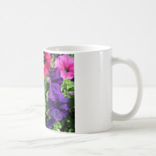 Caneca De Café Petunias coloridas
