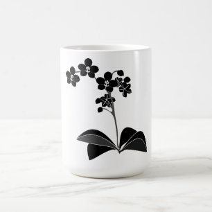 Caneca De Café Phalaenopsis Silhouette Coffee Mug