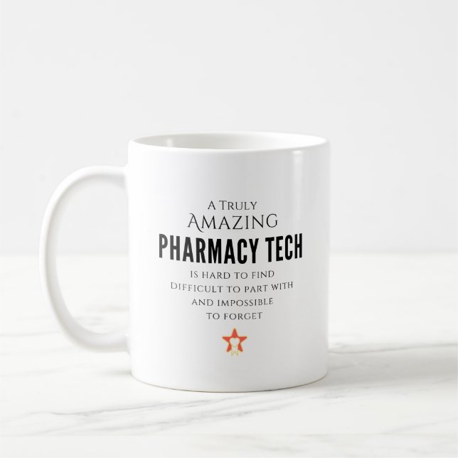 Caneca De Café Pharmacy Tech (Esquerda)