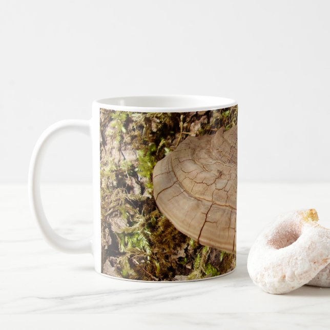 Caneca De Café Phellinus igniarius Mushroom Mug (Com Donut)