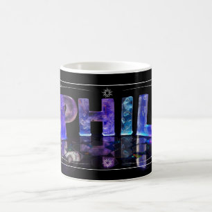 Caneca De Café Phil - o Phil conhecido em 3D ilumina-se (a