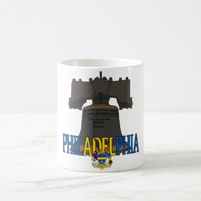 Caneca De Café Philadelphia Pennsylvania Liberty Bell (Centro)