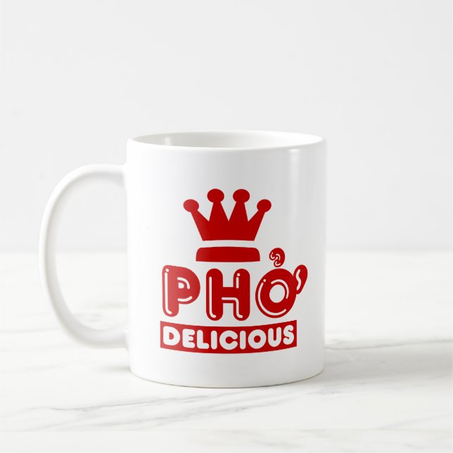 Caneca De Café Pho King Delicious (Esquerda)