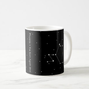 Caneca De Café Phoenix, Constelação "O Nascer Novamente Pássaro"