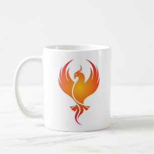 Caneca De Café Phoenix Financial Coffee Mug - Design da Mão Direi
