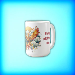Caneca De Café Phoenix no Dia de as mães Feliz das Nuvens