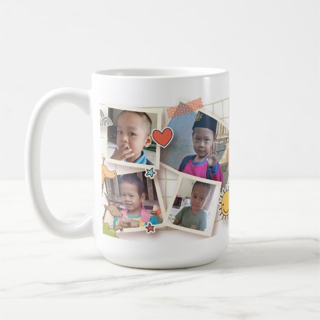 Caneca De Café Photo Collase Mug (Esquerda)