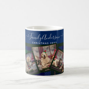 Caneca De Café PHOTO MUG - Miller TARTAN Blue Christmas Gift