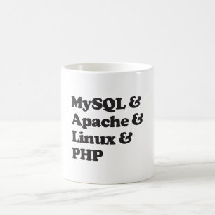 Caneca De Café PHP de Mysql Apache Linux