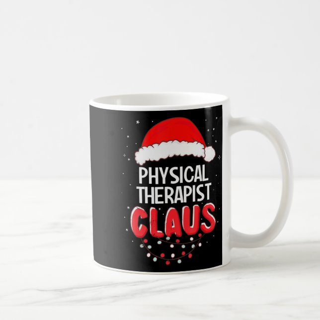 Caneca De Café Physical Therast Santa Claus Christmas Matching Co (Direita)