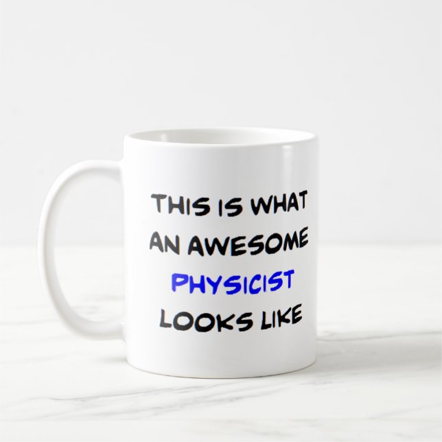Caneca De Café physicist, awesome (Esquerda)