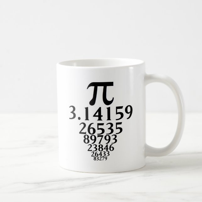 Caneca De Café Pi Day (Direita)