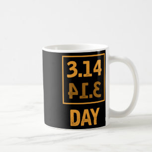 Caneca De Café Pi Day - 3,14 = Coincidência Pie Byckwards
