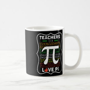 Caneca De Café Pi Day 3.14 Professores Adoram Pi Professores De M