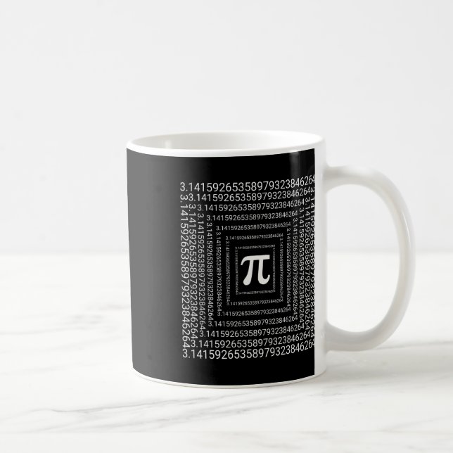 Caneca De Café Pi Dia 3.14 Professores De Matemática Meninos Meni (Direita)
