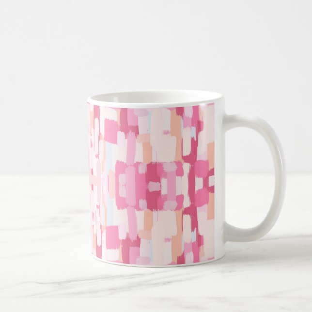 Caneca De Café Pia-rosa com padrão (Direita)