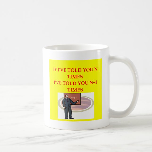 Caneca De Café piada da matemática (Direita)