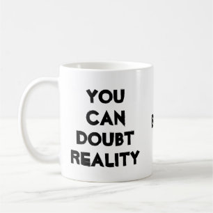 Caneca De Café Piada de café, realidade e dúvida