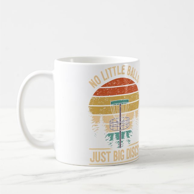 Caneca De Café Piada de jogador de golfe de disco engraçado Eu nã (Esquerda)