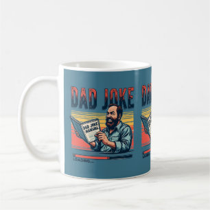 Caneca De Café Piada de Pai Engraçada Humor Retrô Estética Vintag