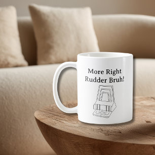 Caneca De Café Piada de Piloto Engraçada Cessna Leme Direito Avia