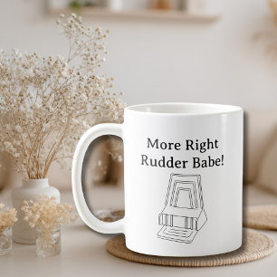 Caneca De Café Piada de Piloto Engraçado Cessna Leme Direito Avia