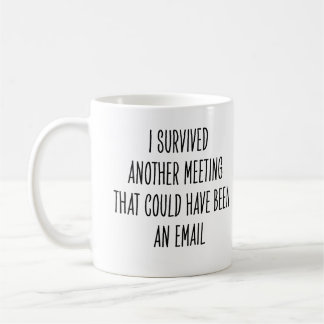 Caneca De Café Piada de reunião de colegas de trabalho que poderi