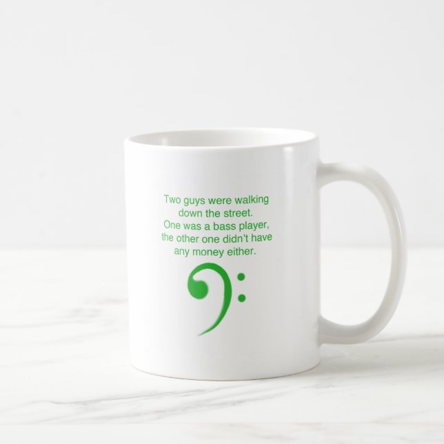 Caneca De Café Piada do baixista (Direita)