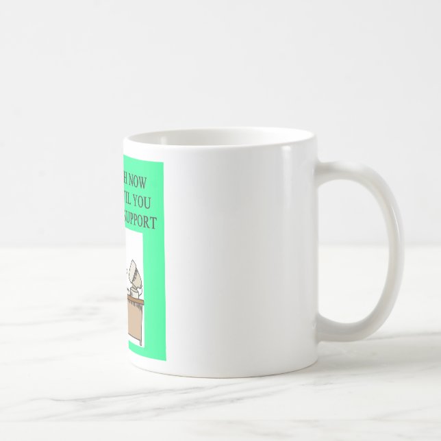 Caneca De Café piada do suporte técnico (Direita)
