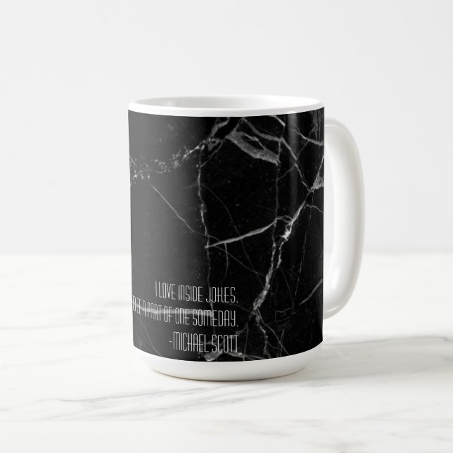 Caneca De Café Piada Moderna de Dentro de Amizade Michael Scott (Frente Esquerda)
