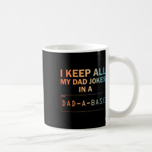 Caneca De Café Piada Pai Engraçado Para O Pai De Banco De Dados D