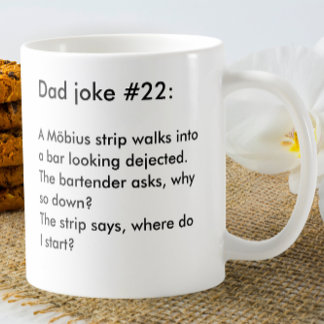 Caneca De Café Piada personalizada, Pai engraçada, preto e branco