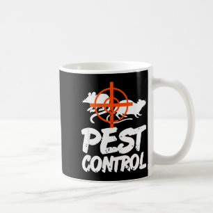 Caneca De Café Piadas de Controle de Pragas para Caçadores de Rat
