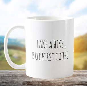 Caneca De Café Piadas Engraçadas de Punição para Mochileiros Rúst