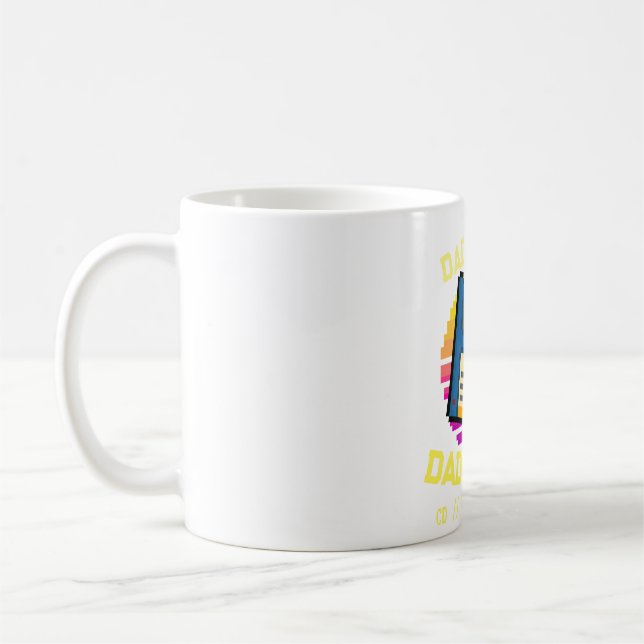 Caneca De Café Piadas Pais Personalizadas Pai Engraçado Papá Vint (Esquerda)