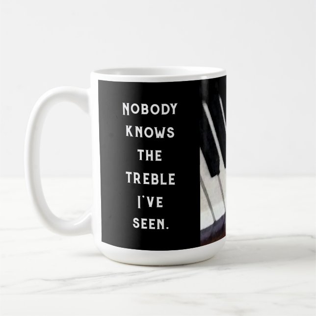 Caneca De Café Pianista de Professora (Esquerda)