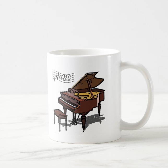 Caneca De Café Piano de cauda (Direita)